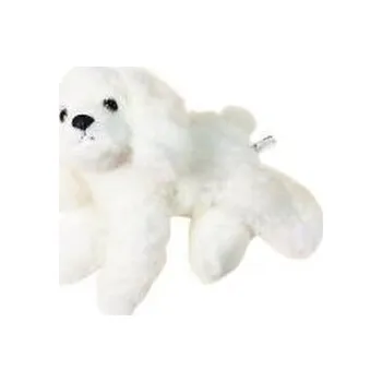 plyšák Pies pluszowy biały 25x24cm