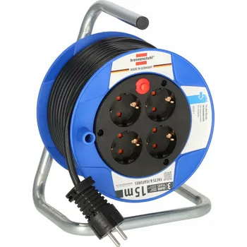 Napájecí kabel PRODLUŽOVACÍ KABEL BUBNOVÝ Brennenstuhl 1079180004 15 m 3500 W H05VV-F 3G1.5 Ø 18 cm