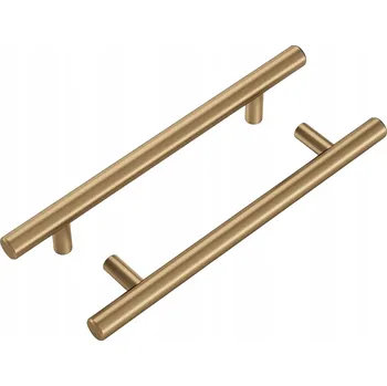 Obraz GOLDENWARM Zlaté Úchytky na Kuchyňský Nábytek 160mm Kulaté 1 Ks