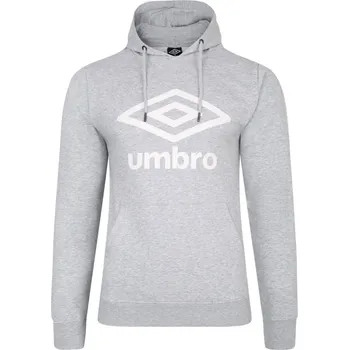 Pánská mikina Umbro Team Knitted Hoodie Grey Marl/White L