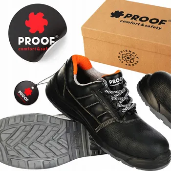 Pracovní obuv DÁMSKÉ PRACOVNÍ BOTY S3L ZDVIH LEHKÉ OCHRANNÉ KOŽENÉ LICO VEL 37