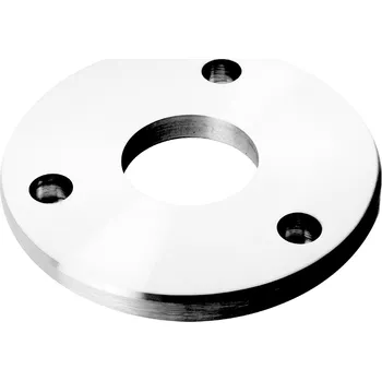 Nerezová patka sloupku kulatá velká, zábradlí JAP průměr patky 120mm