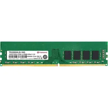 Operační paměť TRANSCEND DIMM DDR4 16GB 3200MHz 2Rx8 1Gx8 CL22 1.2V