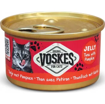 Krmivo pro kočku Voskes Mokré Krmivo pro kočky s tuňákem a dýní 85g