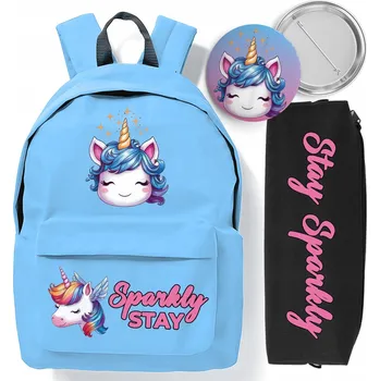 Školní batoh Školní batoh jednokomorový Funandstyle modrý 18 l