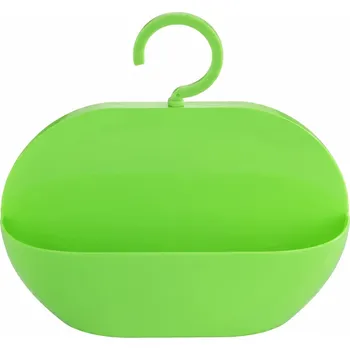 Úložný box Wenko, Závěsný košík do sprchy, zelený