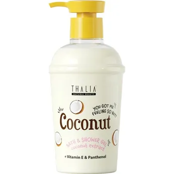 Koupelová kosmetika Sprchový gel / Thalia Natural Beauty Coconut / 400 ml
