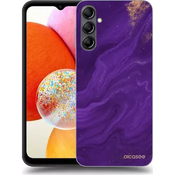 Pouzdro na mobilní telefon Picasee silikonový průhledný obal pro Samsung Galaxy A13 5G - Fialová