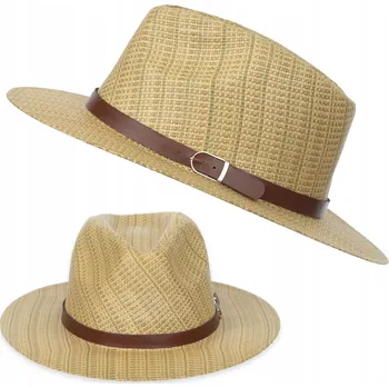 Klobouk Aleszale sláměný klobouk, vícebarevný, univerzální velikost