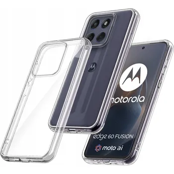 Pouzdro na mobilní telefon Zadní Kryt KrainaGSM pro Motorola, Edge 60 Fusion bezbarvý