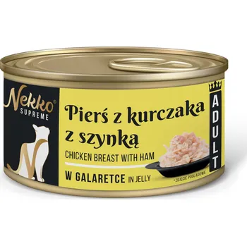 Krmivo pro psa Nekko Kuřecí Prsa se Šunkou v Želé krmivo konzerva 0,08 kg