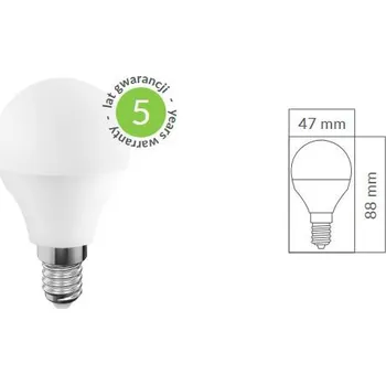 Žárovka LED žár.ORO-E14-G45-PREM-7W-XP-CW 6 31-34-219-11287