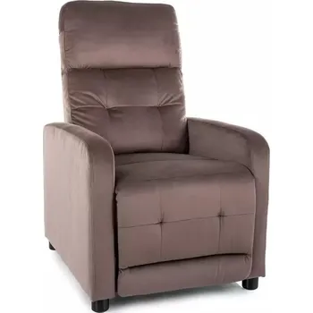 Křeslo Nábytek PEGAS s.r.o. Rozkládací křeslo OTUS VELVET, Cappucino Bluvel 38