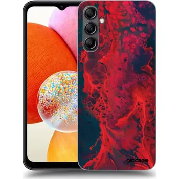 Pouzdro na mobilní telefon Picasee silikonový průhledný obal pro Samsung Galaxy A13 5G - Organic red