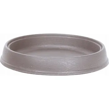 Květináč plast šedý Prosperplast 27 cm x 27 x 4 cm