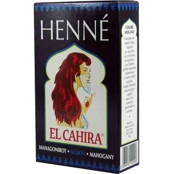 Barva na vlasy Henna na vlasy El Cahira mahagon Mahoń
