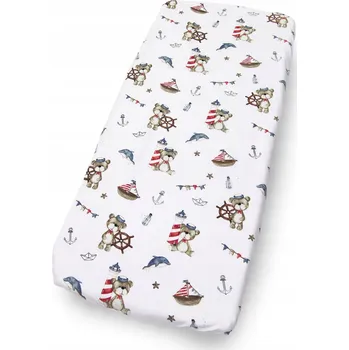 Prostěradlo PROSTĚRADLO 76x43 cm do postýlky LIONELO Aurora, BAVLNĚNÉ PREMIUM