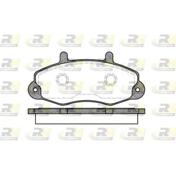 Brzdová destička Klocki hamulcowe 21470, 2391.00
