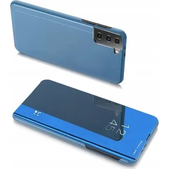 Pouzdro na mobilní telefon Pouzdro s klopou Smart-Tel pro Samsung Galaxy S21 FE modré