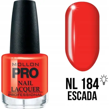 Lak na nehty 184. Escada - Klasický lak na nehty s vytvrzujícím účinkem Hardening Nail Lacquer 15 ml - Mollon PRO