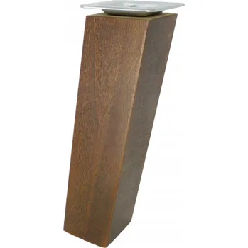 Obraz Buková noha 18 cm - šikmá, čtverec 5x5 cm, mořidlo ořech, včetně upevnění