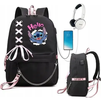 Školní batoh Školní batoh vícekomorový K&M černý, fialový, vícebarevný