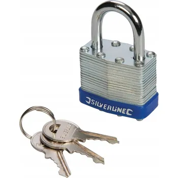 Visací zámek na klíč Silverline