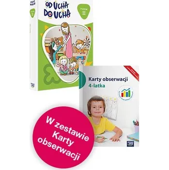 Předškolní výuka Od ucha do ucha. Wychowanie przedszkolne 4-latki. Poziom II. Zestaw