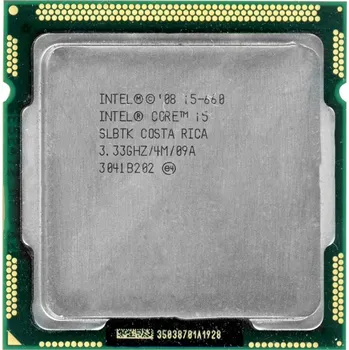 Procesor 2 x Procesor Intel CORE i5-660 3.33 GHz 3.6 GHz Turbo