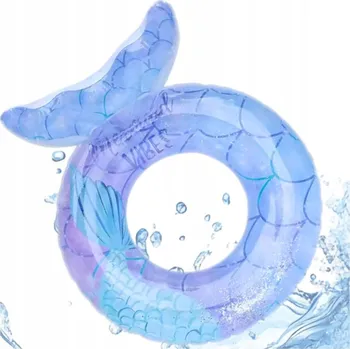 Nafukovací kruh/ponton do vody Mořská panna 55 cm se třpytkami