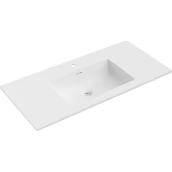 Umyvadlo Mexen Otis umyvadlo zapuštěné do desky 101 x 46,5 cm, bílá mat - 25181001 Koupelnové umyvadla