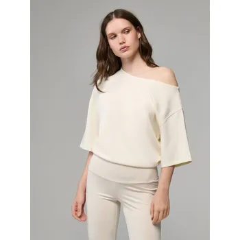 Oblečení a móda Zkrácené tričko - L - House - krémový - 734GP-01X