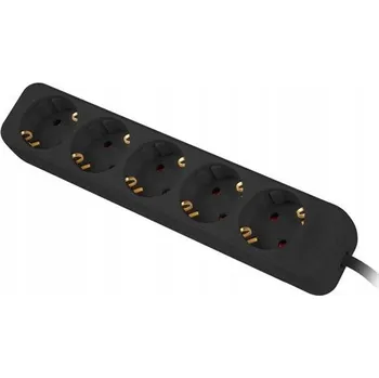 Napájecí kabel Zásuvková lišta Lanberg 3 m 5 zásuvek
