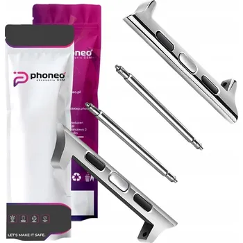 Řemínek na hodinky Adaptér řemínku Phoneo pro Apple 20mm stříbrný