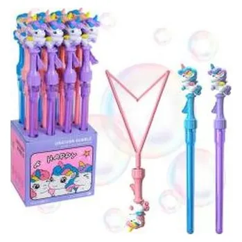 Hra na zahradu Bańki mydlane rozkładane jednorożec 100ml MIX