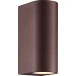 Nordlux Dion Double (rezavá) Venkovní nástěnná svítidla hliník, sklo IP44 2518021009