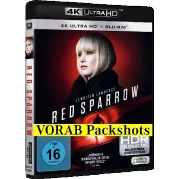 Blu-ray film Red Sparrow 4K, 1 UHD-Blu-ray: Für Hör- und Sehgeschädigte geeignet. USA – Francis Lawrence,Jennifer Lawrence,Joel Edgerton,Matthias Schoenaerts (DE)