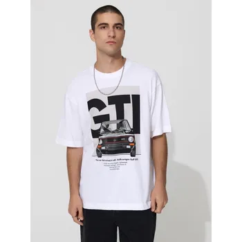 Pánské tričko Tričko s potiskem Volkswagen GTI - L - House - bílý - 111GG-00X