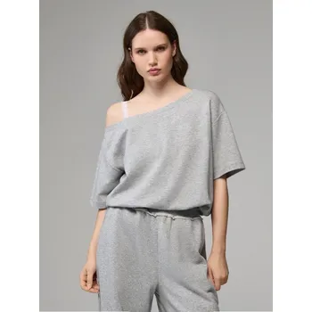 Dámská móda Zkrácené tričko - M - House - tmavošedý - 066GT-90X