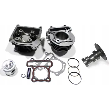 Válec motoru HLAVA VÁLCE VÁLEC HŘÍDEL GY6 80 CCM SKÚTR 4T SADA