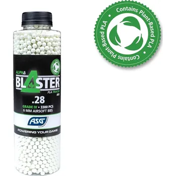 Airsoftová kulička Airsoftové kuličky ASG ALPHA BLASTER 0,28g, 3300bb, nasvětlovací zelené