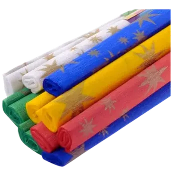 Speciální papír Krepový papír s vánočním potiskem 200x50 cm