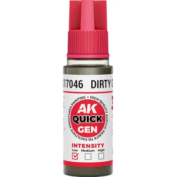 AK Interactive AK AK17046 DIRTY GREY 18 ml - QUICK GEN