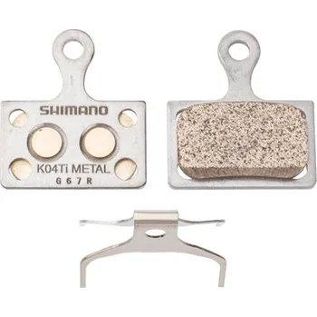 Brzda na kolo Shimano brzdové destičky K04Ti metalické v krabičce