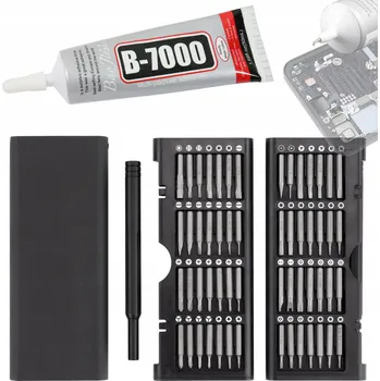 Šroubovák B7000 MONTÁŽNÍ LEPIDLO 50ml + SADA PŘESNÝCH ŠROUBOVÁKŮ XL PRO VÝMĚNU DISPLEJE LCD