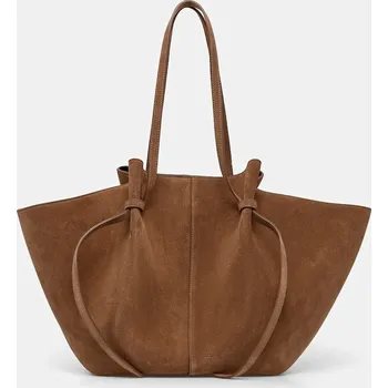 Kabelka Semišová kabelka Yuzefi LARGE MOCHI YUZSS24.HB.LM.S015 hnědá 88X, vel. ONE SIZE