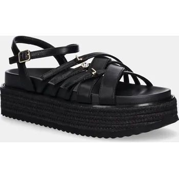 Dámské sandále Sandály Liu Jo PANAREA 03 dámské, černá barva, na platformě, SA5173EX01422222 99X, EUR 40