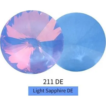 Dětské navlékací korálky Rivoli 14 mm - Light Sapphire DE č. 495