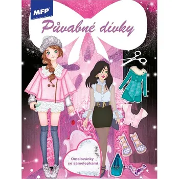 omalovánky Omalovánky se samolepkami Půvabné dívky 210x295mm/16s