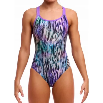 Dámské plavky Plavky Funkita Fly Dye - Eclipse 14 (UK36) L